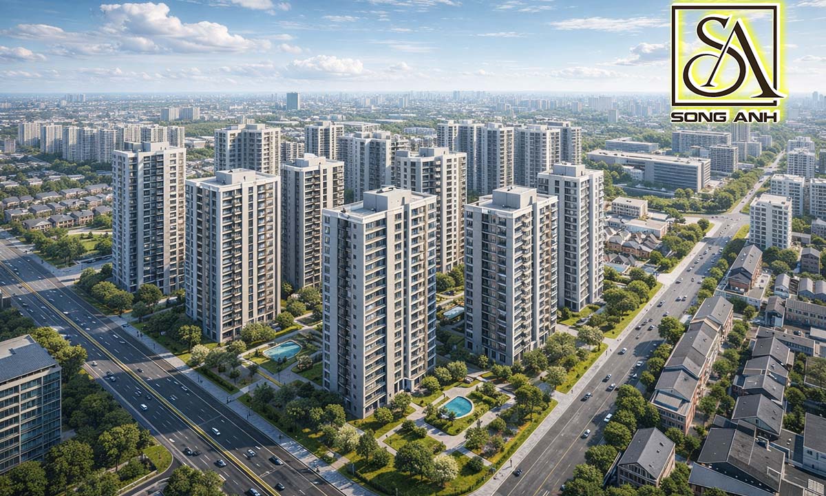 Chung cư nhà ở xã hội ứng dụng BIM từ Song Anh